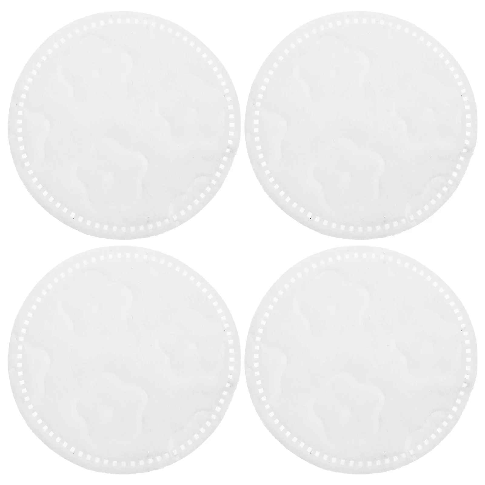 Almofadas removedoras de maquiagem, 1 saco de algodão puro, macio e confortável, almofadas de limpeza facial, rodadas de algodão esfoliante suave para maquiagem diária