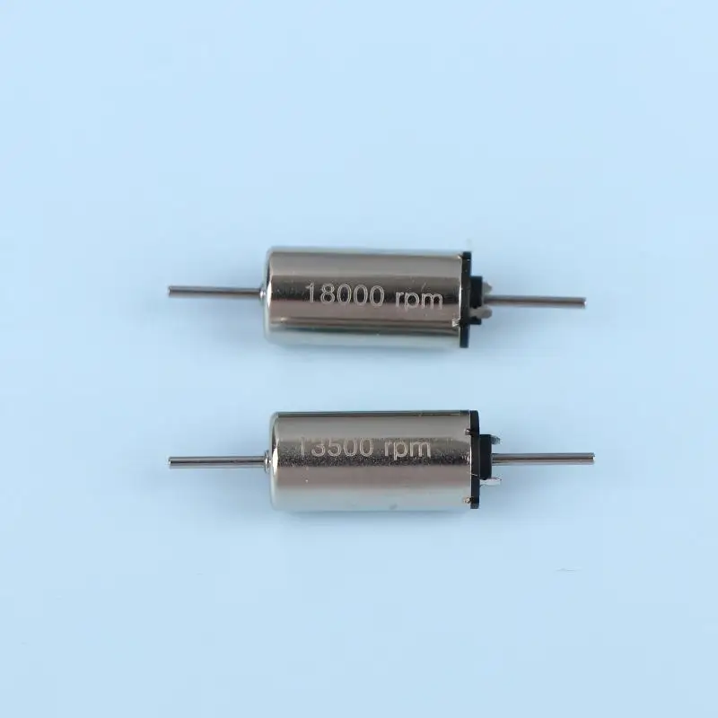 Metal Tiny 816 Coreless Motor Dual Shaft DC 12V 13500RPM 18000RPM High Speed Strong Magnetic For RC Rail Train Drone Toy