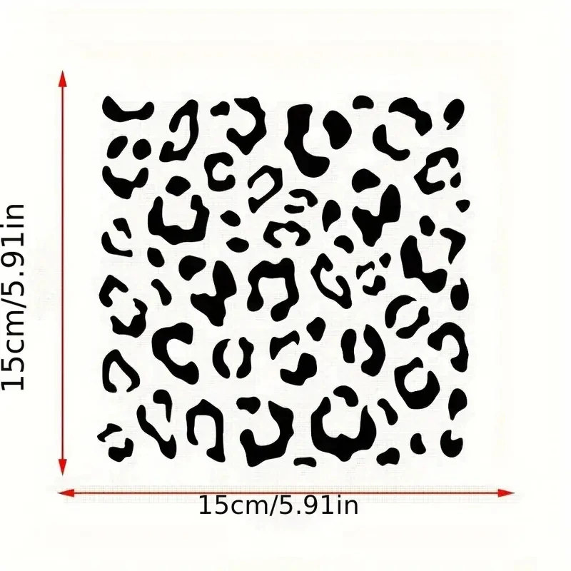 Waterproof Glossy Leopard Print Car Decals – eye-catching Vinyl Stickers For Windows And Mirrors