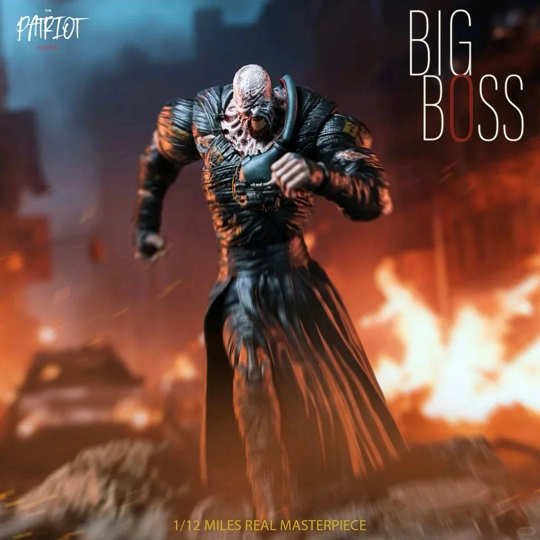 Figurka Patriot Studio Nemesis-T Typ Action Figure 1/12 Gra Przygodowa Straszny Zabójca Mocny Duży Szef Figurka Kolekcjonerska Model Zabawka