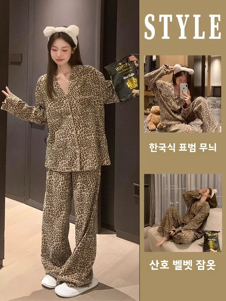 남성용 따뜻한 잠옷 세트, 두꺼운 플란넬 잠옷, 수면 만화 판다, 부드러운 산호 플리스 잠옷, 4XL 빅 사이즈, 겨울