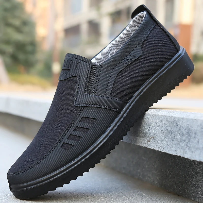 Herren-Freizeitschuhe - Leichte, Atmungsaktive Flachsohle mit PU-Boden, Weiche und Stoßdämpfende Laufschuhe – Detail 13