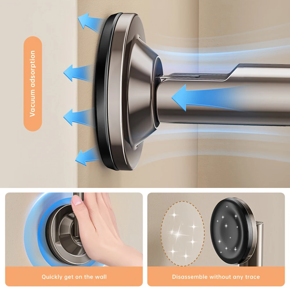 شفط كأس شماعات شماعات ملابس تخزين الرف شماعات منزلية متعددة الوظائف تخزين قطعة أثرية شرفات منزلية معلقة على الحائط