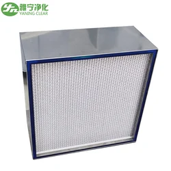 YANING Deep plpat Gel Seal cappa a flusso laminare filtro aria HEPA per uso domestico H13 H14 FFU unità filtro ventola purificatore d'aria filtro HEPA