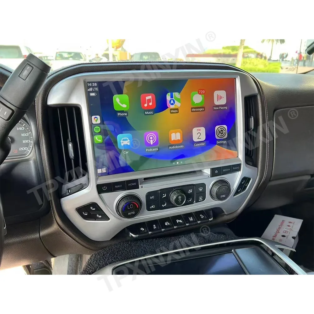 

Автомобильная мультимедийная система Android 13 для Chevrolet Silverado GMC Tahoe Denali 2013~2019 с GPS-навигацией, автомобильным радио, BT5.0 и IPS-экраном