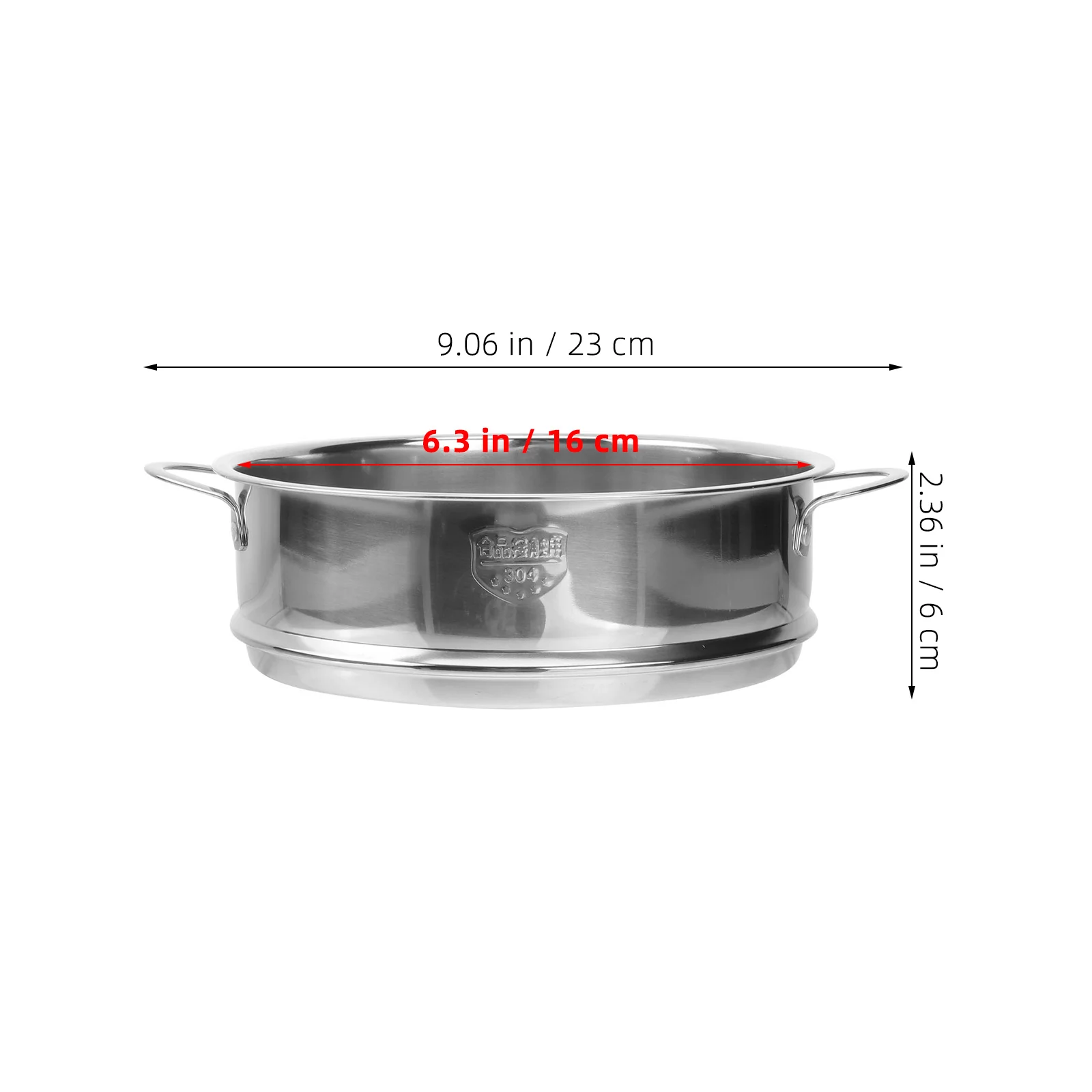 16 Cm Food Steamer Basket Handle Bun Microwave Cookware Grid Stainless Steel Accessories Kitchen