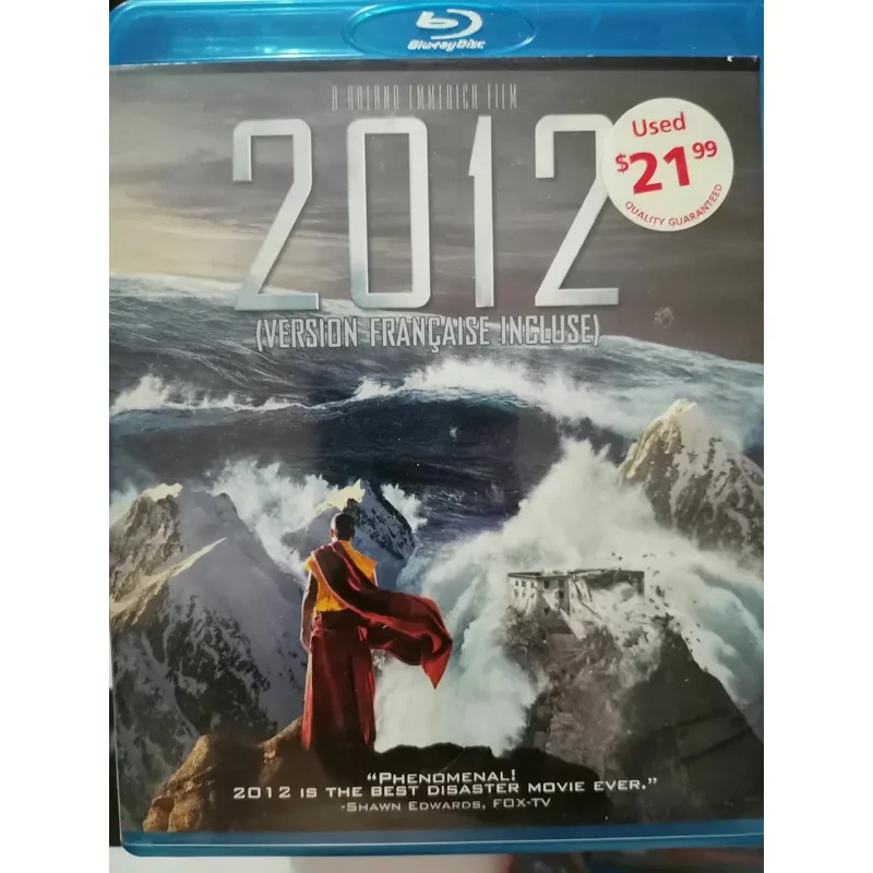 Plus Blu-ray 2012 High Definition Movie Disc Collection for Home Theater Entertainment System