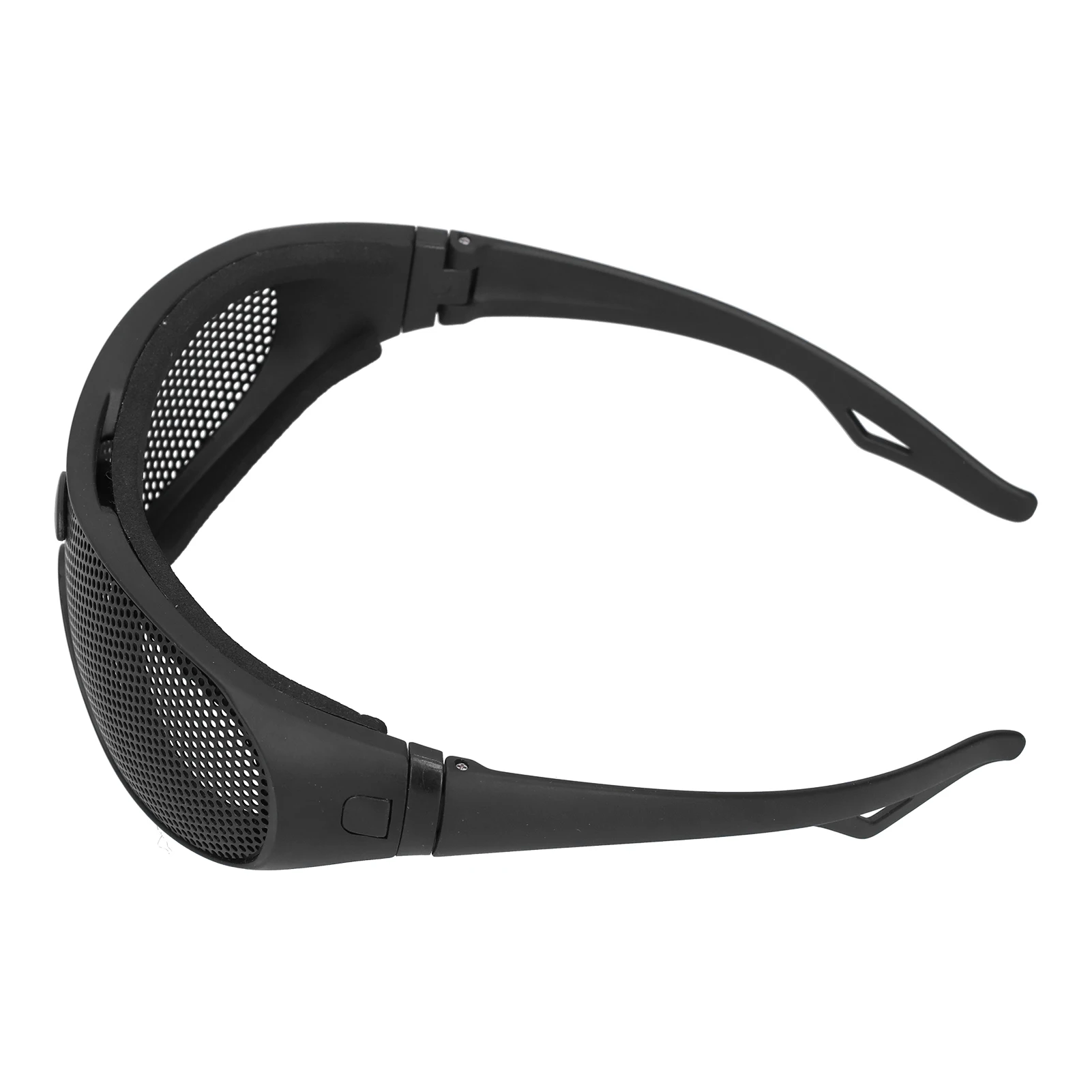 Iron Mesh Pattern Segurança Goggles, UV400 Óculos para fãs militares, CS Outdoor Game, UV400