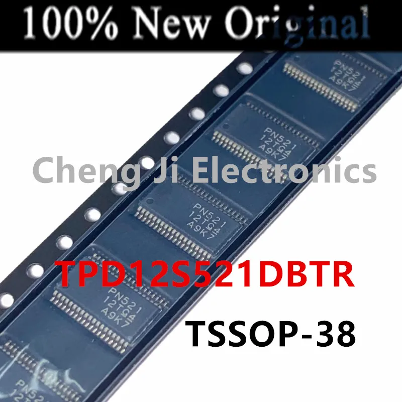 10PCS/Lot   TPD12S521DBTR   PN521 、TPD12S520DBTR   PN520   TSSOP-38   New original HDMI receiving static protection device chip