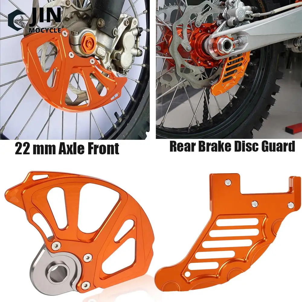 

CNC Rear Front Brake Disc Guard Protector For 125 200 250 300 350 400 450 525 530 560 EXC EXCF SXF XC XCF XCW Husqvarna Husaberg