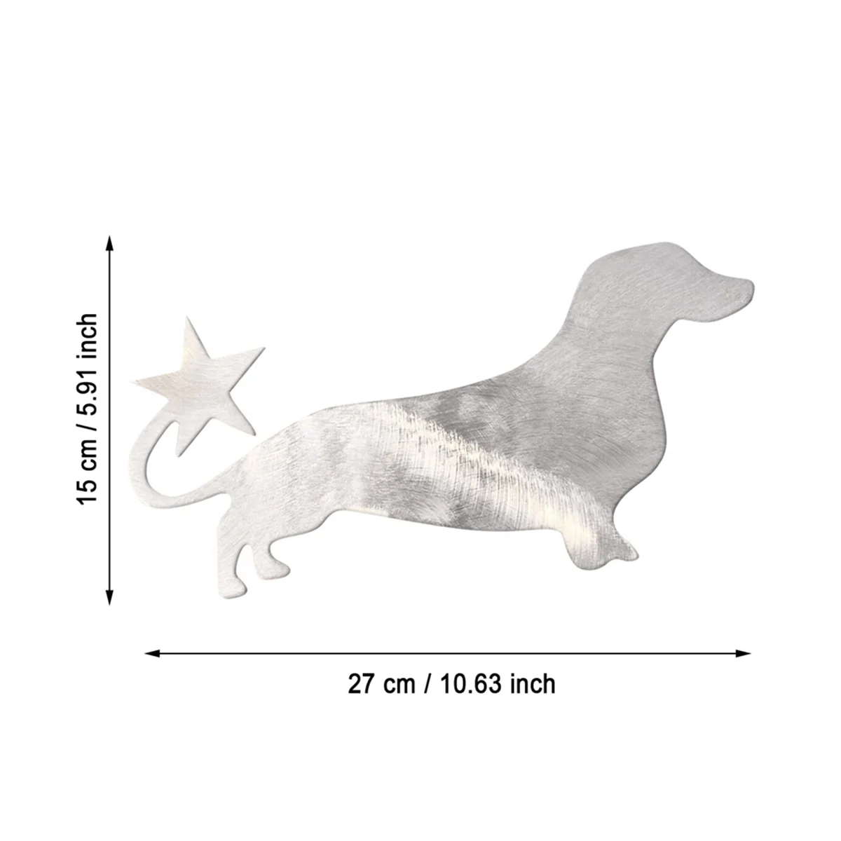 Pet Christmas Tree Topper Decoration Christmas Tree Topper with Star Event Dress Dachshund Star image 5