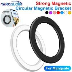 NEW For magsafe Circular magnetic phone holder Alloy wall sticker magnetic bracket Strong magnetic For iPhone 15 14 13 12 series
