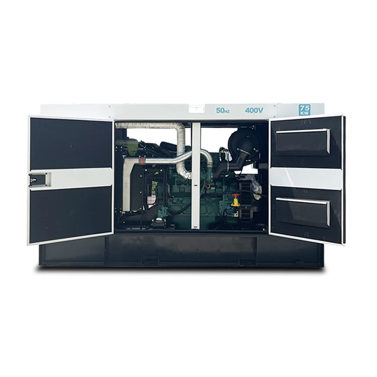 EPA Powered By  TAD531GE 75Kw Dies el Genset Silent 90 Kva Generator 3Phase 50 Hz 380V