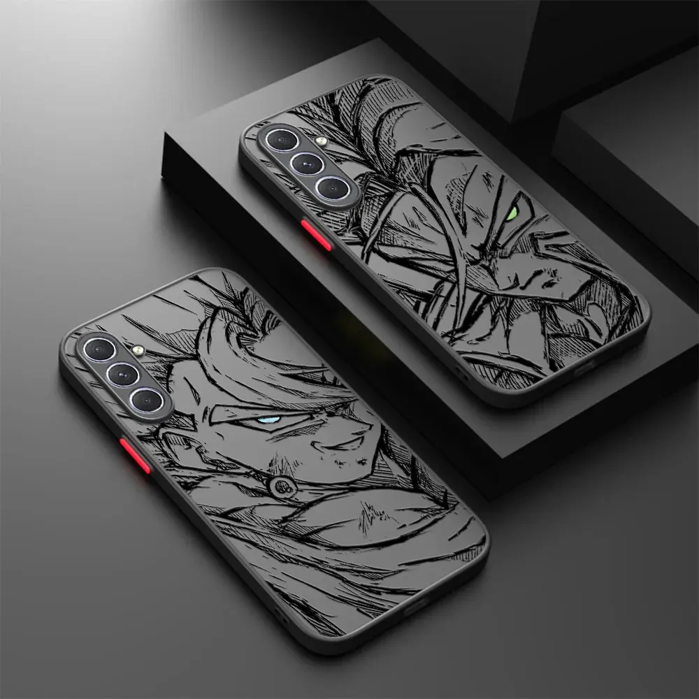 Dragons Art Balls Gokus Anime Case For Samsung A30 A50 A70 S A7 Funda For Galaxy S24 S23 Ultra A13 A14 A33 A51 A52 A53 A72 Cover