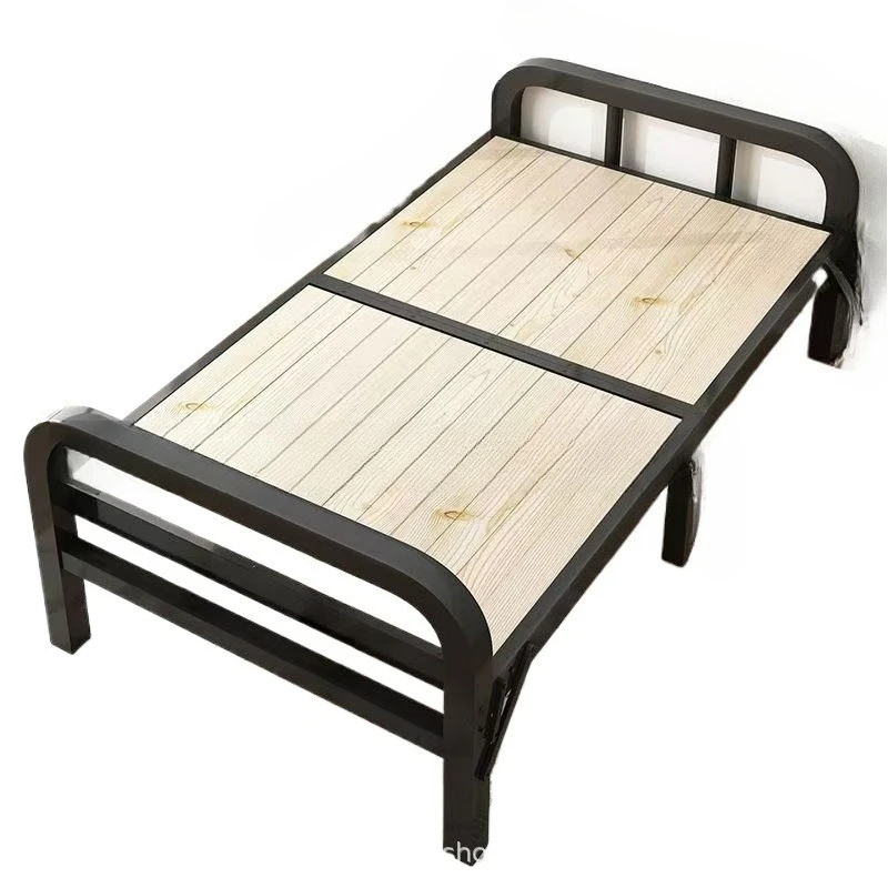 

1.2 meters solid wood single bed wooden board simple bed nap lunch break