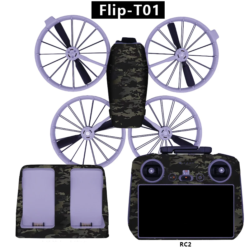 

Комплект декоративных наклеек для флипа DJI, водонепроницаемая наклейка на кожу, аксессуар «сделай сам», защитная пленка против царапин