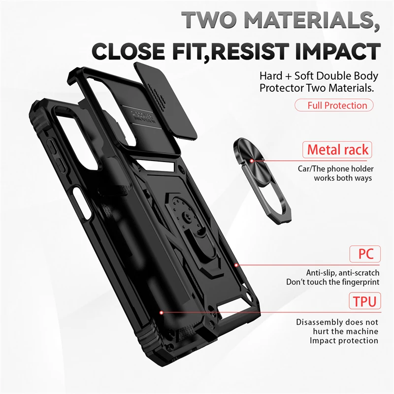 For Samsung Galaxy A25 5G Case Slide Camera Protect Phone Case For Samsung A25 A 25 25A 6.44\