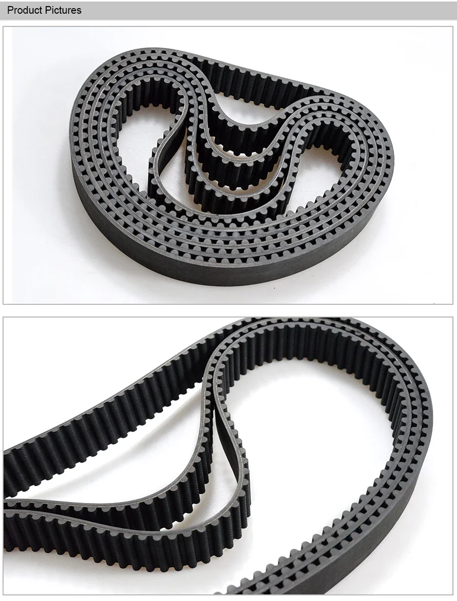 

HTD 8M synchronous belt C=1072 1080 1088 1096 width 15/20/25/30/35/40/50mm Teeth 134 135 136 137 HTD8M Timing Belt 1080 1088-8M