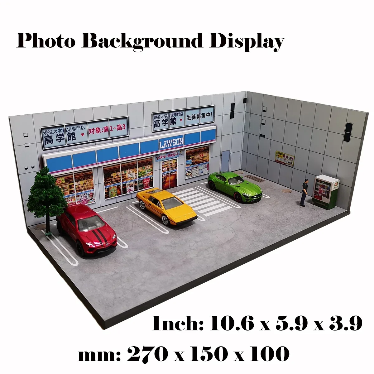 

Diorama 1/64 Assemble Model Car Station Parking Lot Garage Display Collection Gifts