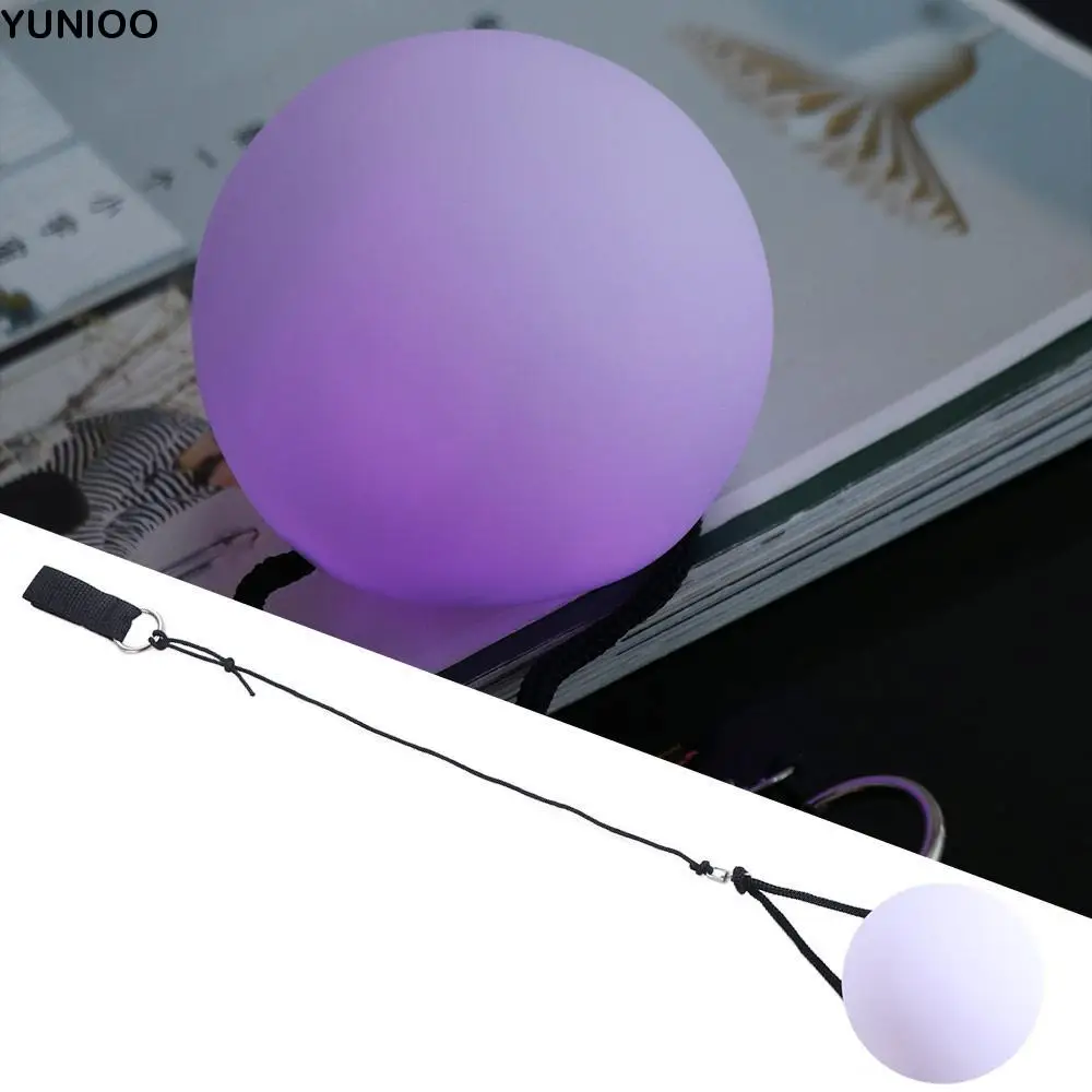 Colorful LED POI Ball Waterproof Creativity Luminous Belly Dance Throwing Ball Portable Stretchable Spinning Balls Home Party