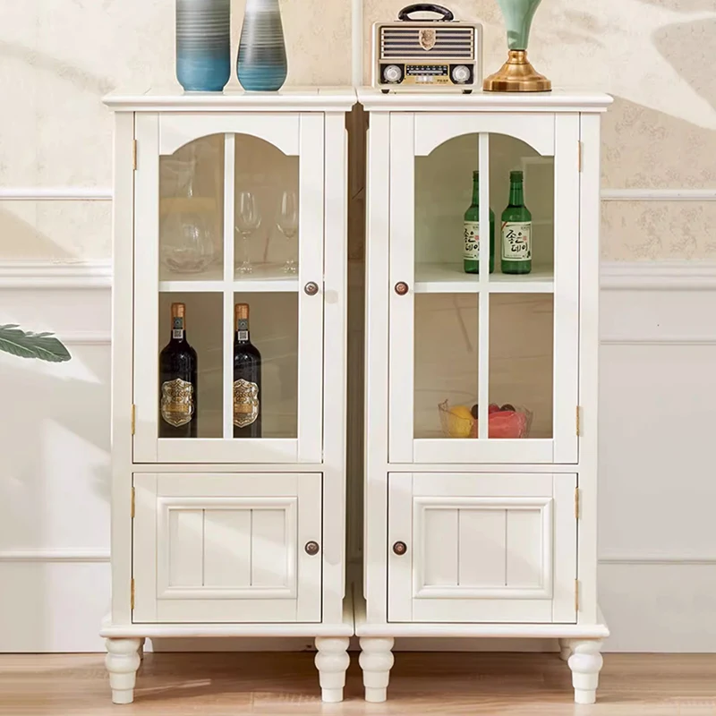 

Designer Wood Bar Cabinet Shelves Living Room Mobile Storage Kitchen Restaurant Wine Cabinet Modern Estante Furniture For Room