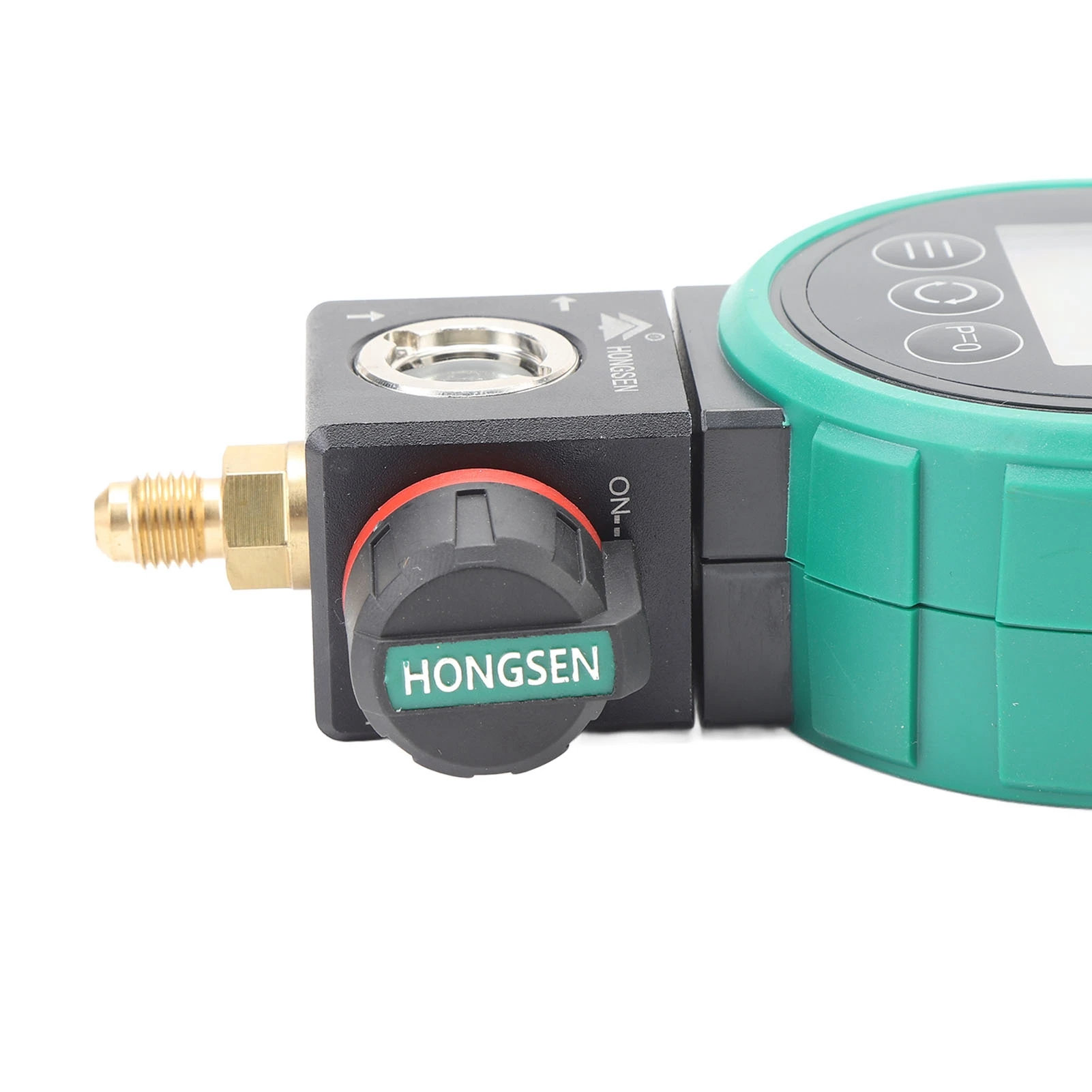 HVAC 진공 게이지 테스터 볼 밸브 다기능 고정밀 센서 에어컨 불소화 용 디지털 HVAC 게이지