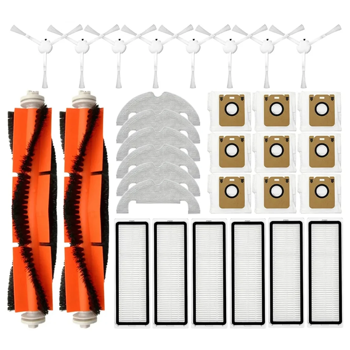 

For Xiaomi Dreame Bot D10 Plus RLS3D Robot Vacuum Cleaner Main Side Brush Hepa Filter Mop Cloth Dust Bags Spare Parts