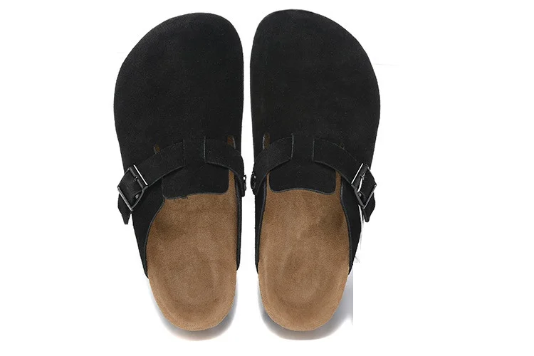 

2026 Men's and Women's Spring and Autumn New Fashion Leather Sandals Fashion Retro Leisure Comfortable Anti slip Beach Shoes