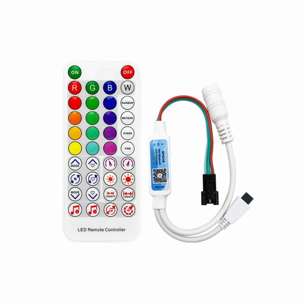 SP621E Miniature Bluetooth Phantom Music LED Controller APP Bluetooth Phantom Controllers for Various LED Strip Lights