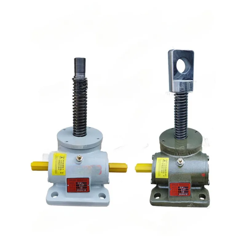 

SWL screw elevator spiral turbine electric manual lifting gearbox