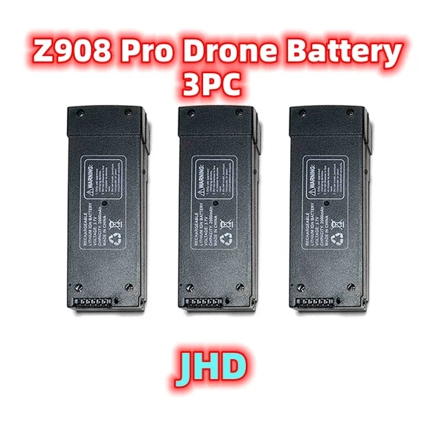 JHD Z908 Pro Battery for Z908 PRO Max RC Plane 3.7V 1800MAh Z908  Lipo Battery wholesaler