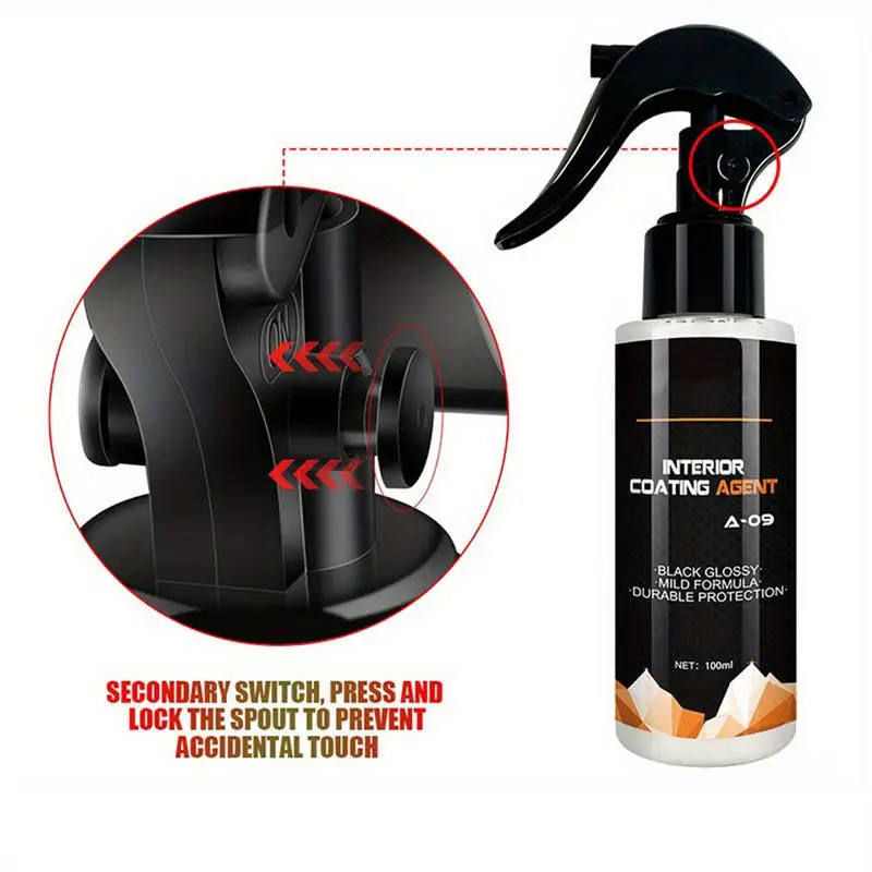 Leather Restorer Spray Auto Leather Spray Restorer Coating Fast And Effective Refurbishment Tool For RVs SUVs Trucks Sedans And