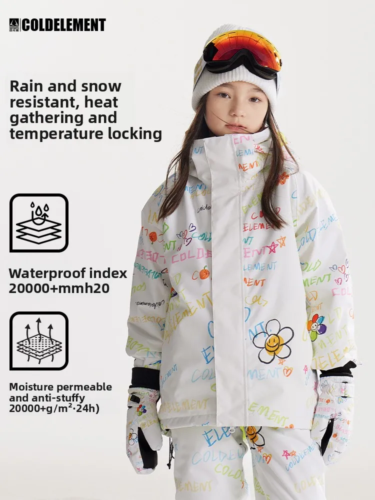 

Windproof And Waterproof Ski Suits For Boys And Girls New Tuya Children'S Ski Suits For Boys And Girls