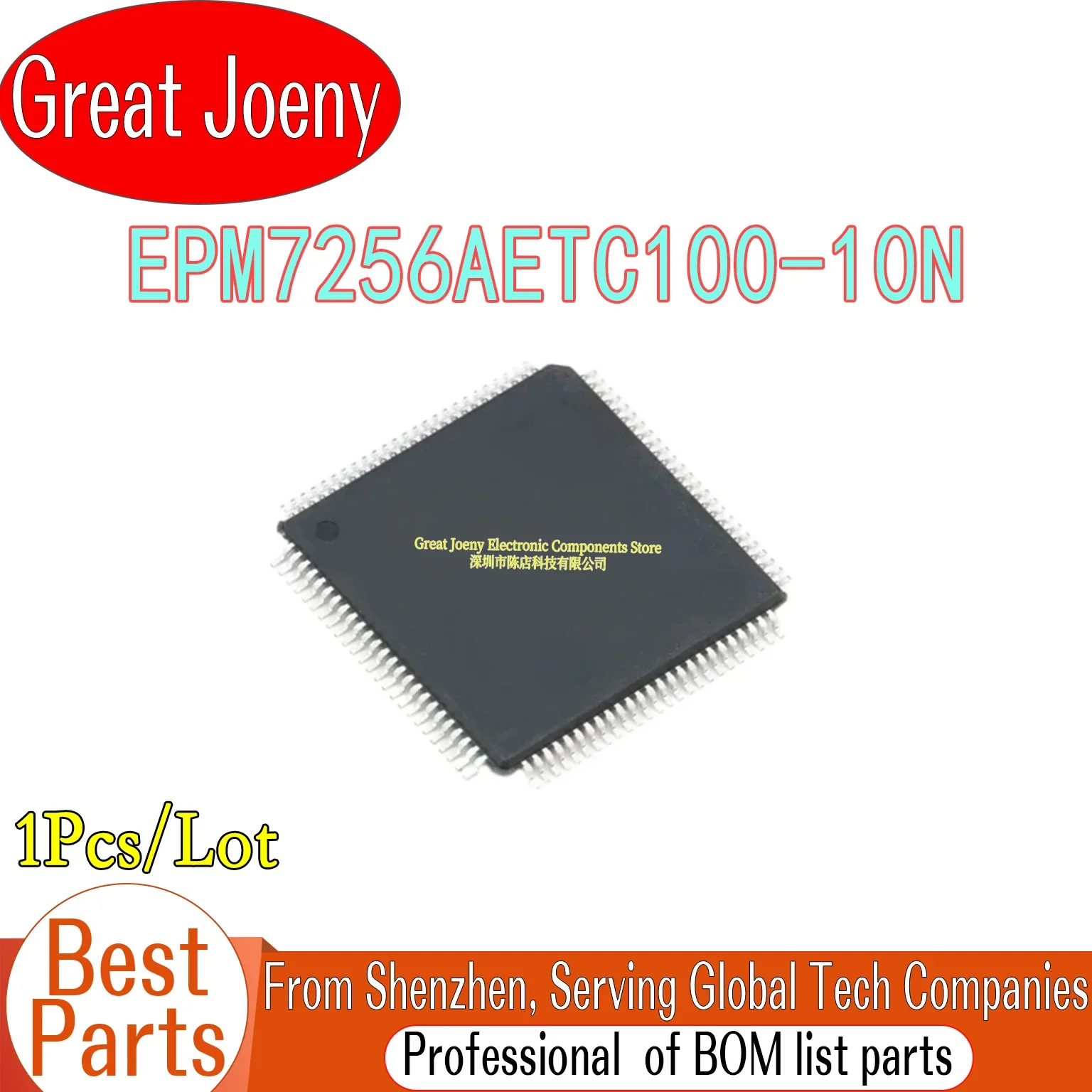

100% New Original EPM7256AETC100 EPM7256AETC100-10N EPM7256 IC Chipset TQFP-100 Bulk Best Price