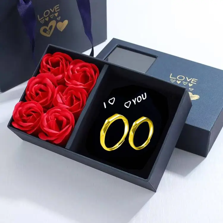 Picture 7: Projection Sterling Silver 925 Adjustable Reflective Light Sculpted Ring Couple Anniversary is a Fashion Gift for Lovers