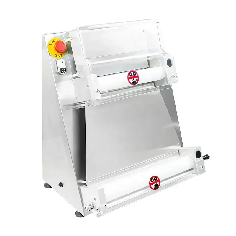 2025PR400 Dough sheeter table top  pizza rolling machine dough roller commercial using bakery equipment
