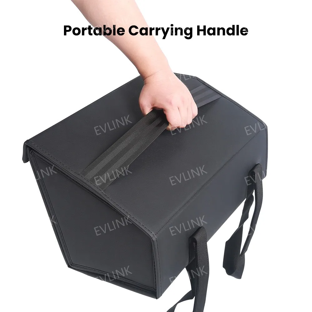 

Car interior Storage Replacement Leather Front Under Seat Storage Box for Tesla Cybertruck 2024