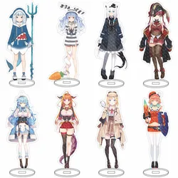 Japan Anime Hololive Vtuber Figure Acrylic Usada Pekora Uruha Rushia Hosimati Suisei Inugami Korone Bags Stand Model Fans Gift