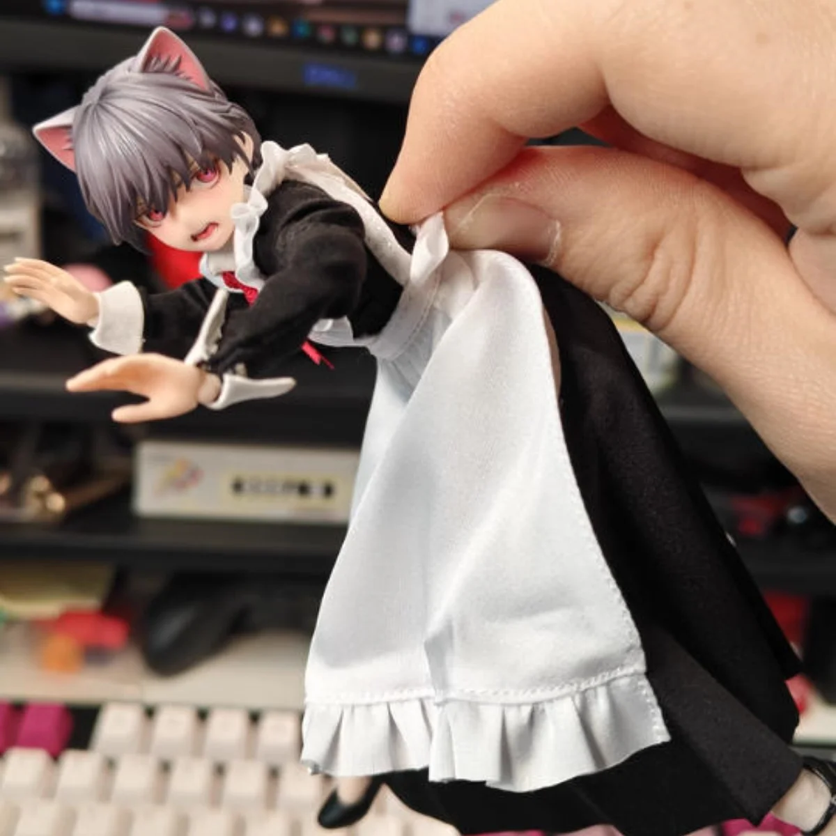 

In Stock HASUKI PA010 1/12 Scale Musketeer Feiqizi Maid Uniform Full Set For 6inches Action Figure Collectible Model Toys
