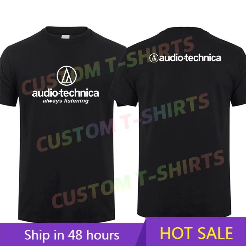 

2025 Men T Shirt Casual Jual Kaos Audio Technica Profesional Baju Operator Sound System T-shirt Graphic Summer 100% Cotton S-3XL
