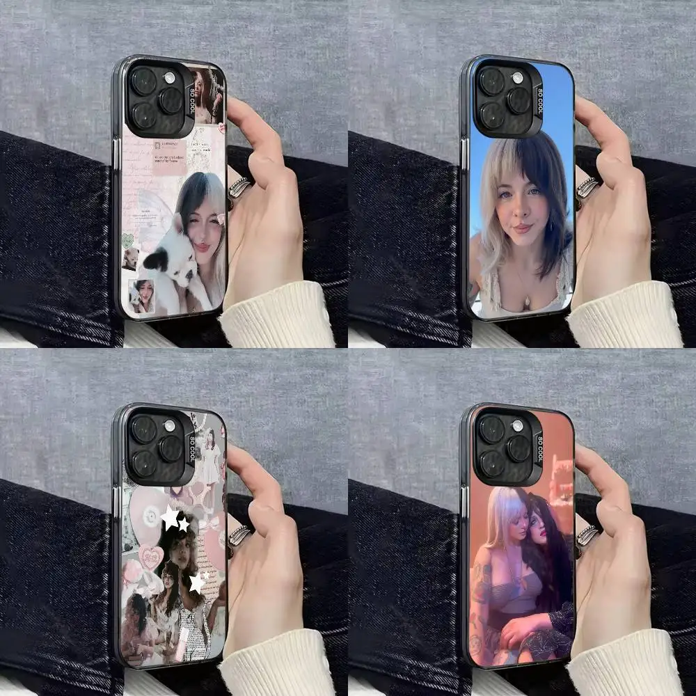 

M-Melanie K-12 Martinez Phone Case For iPhone 17,16,15,14,13,12,11,Pro,Max,Plus,E,SE4,Air,Mini Black IMD Cover
