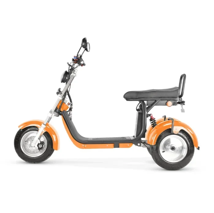 Hot Sale Us Eu Warehouse Dual Motor 4000W Fat Tire Tricycle Electric City Coco Three Wheel Motorcycle Electric Citycoco Scooter