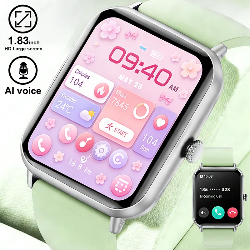 

LIGE 2026 New Smart Watch Men Full Touch Screen Sport Fitness Watch IP68 Waterproof Bluetooth For Android iOS Smartwatch Women