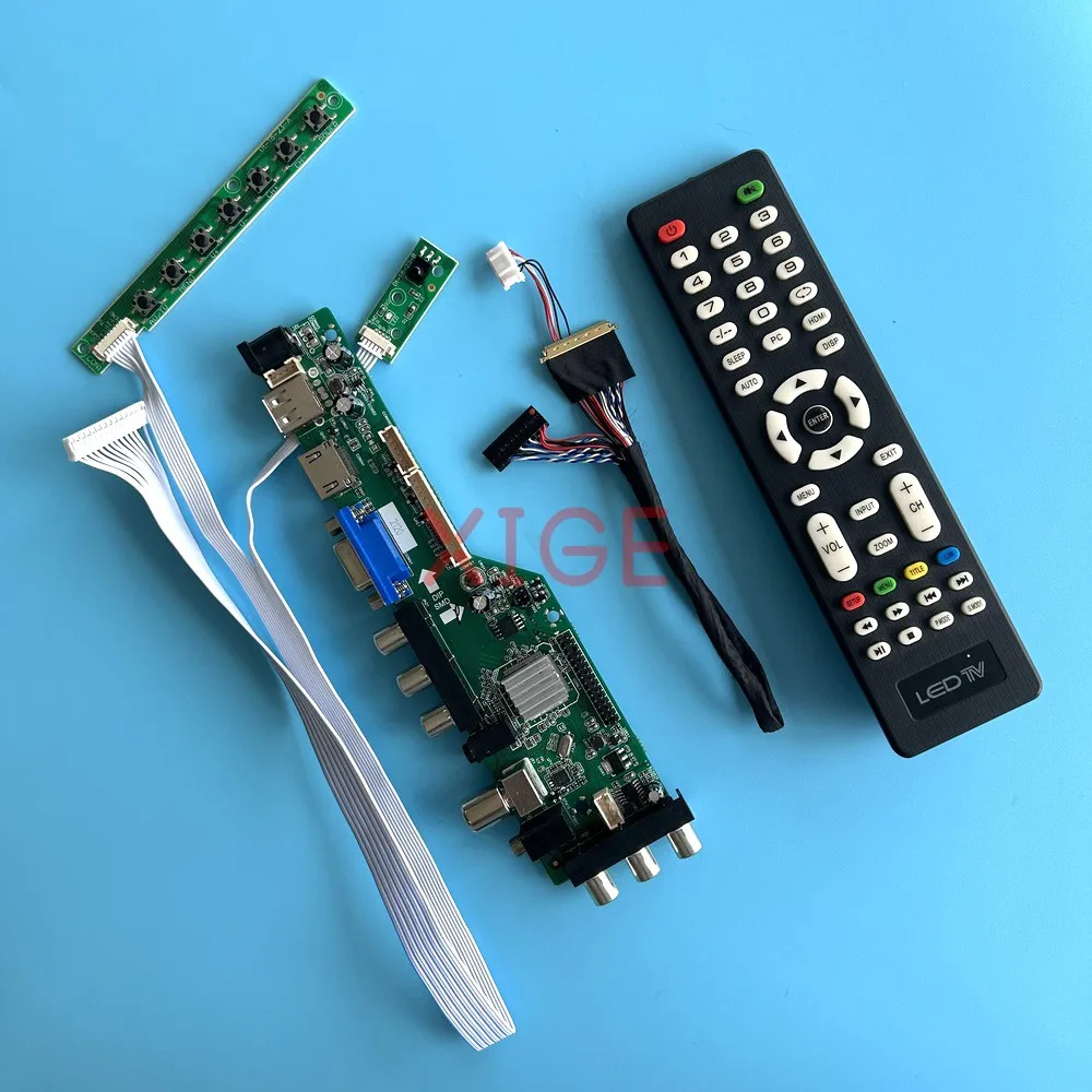 

For B125XW01 V.0/V0 B125XW02 V.0 Driver Controller Board 12.5" 40Pin LVDS Laptop Matrix AV/USB/DHMI/VGA 1366x768 DVB-C/T Kit DIY