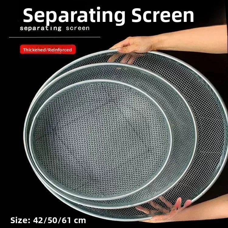 Iron round Drying Net Vegetable Dryer Fish Drying Tool Storage Basket Food Sieve Circular Design Kitchen Essential