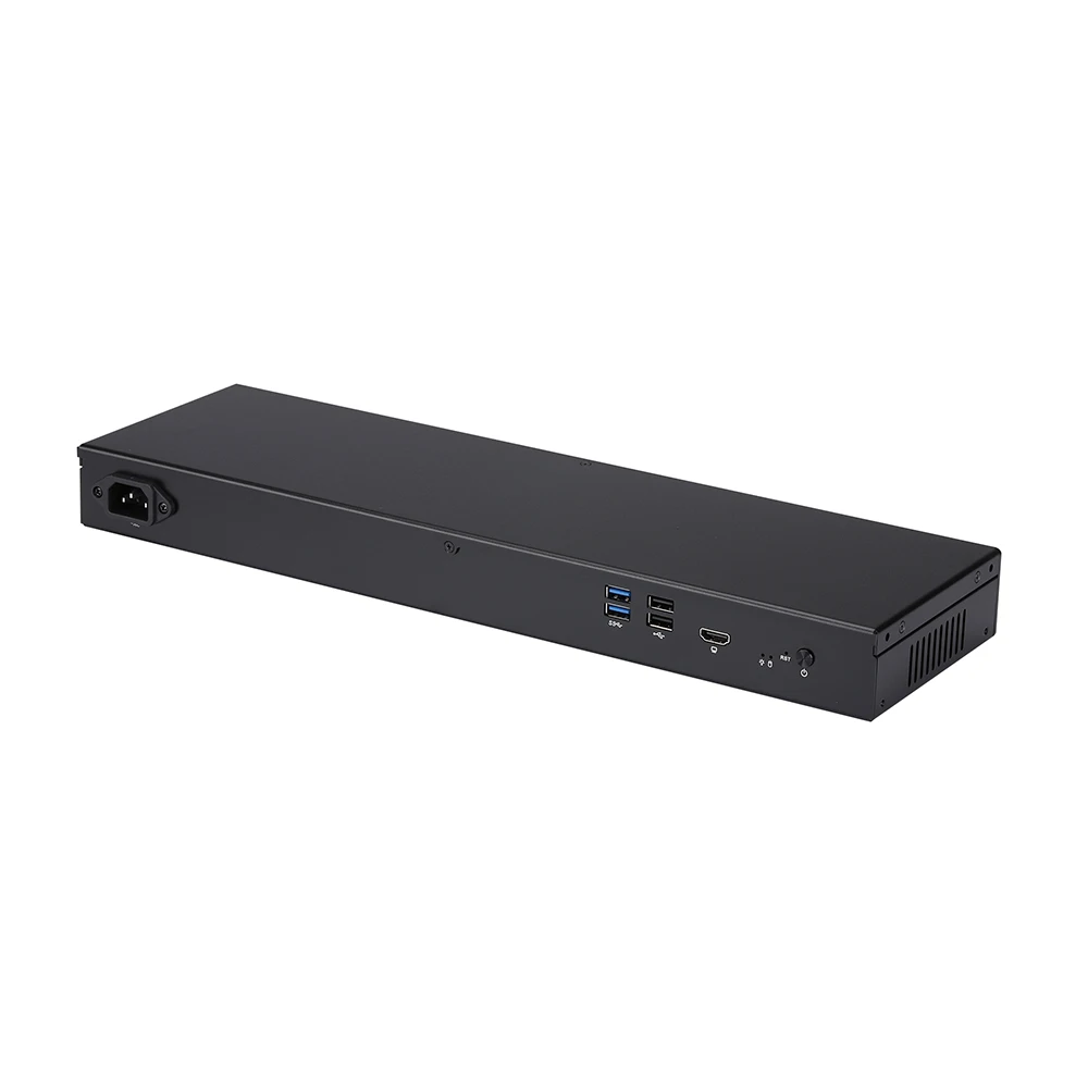 Qotom Mini PC Q750G5-1U Quad Core J4125 with 5 LAN Ports AES-NI Fanless Computer