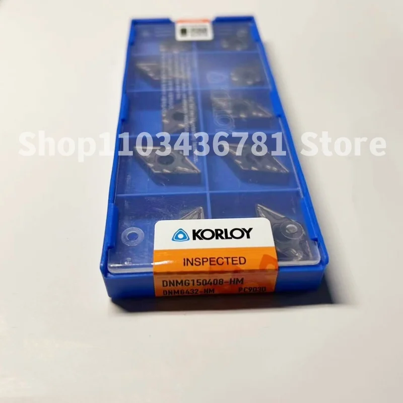 

KORLOY DNMG150404-HM PC9030 DNMG150408-HM PC9030 turning tool blade carbide inserts Cutting Tools 10Pcs