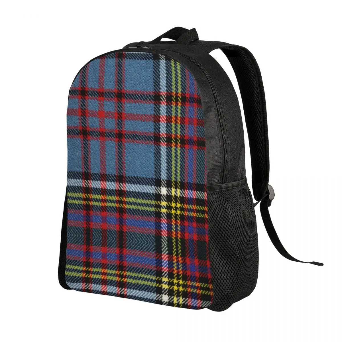 Custom Modern Fashion Tartan Plaid Travel Backpack  School Laptop Bookbag Geometric Gingham College Student Daypack Bags