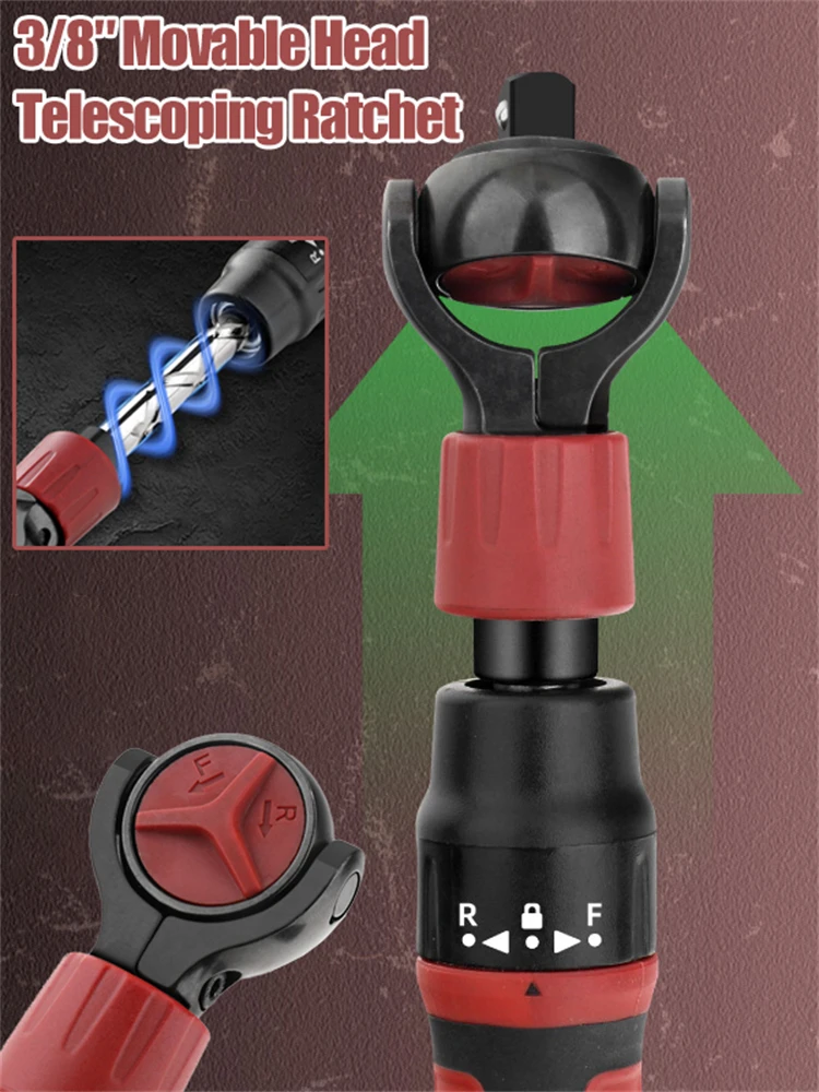 3/8 بوصة محرك اسئلة وجع الصلب 72 الأسنان اسئلة مرنة رئيس وجع مع الإفراج السريع عكسها مفاتيح وجع #5