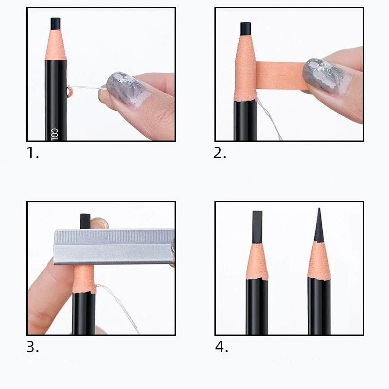 Peel Off Wenkbrauw Tint Pen Langdurige Oog Make-Up Pen Natuurlijke Wenkbrauwversterkers Cosmetische Beginner Praktijk Schoonheidstools 5 Kleuren